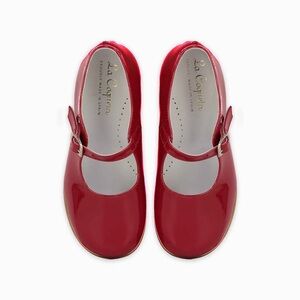 La Coqueta Red Patent Mary Jane Shoes